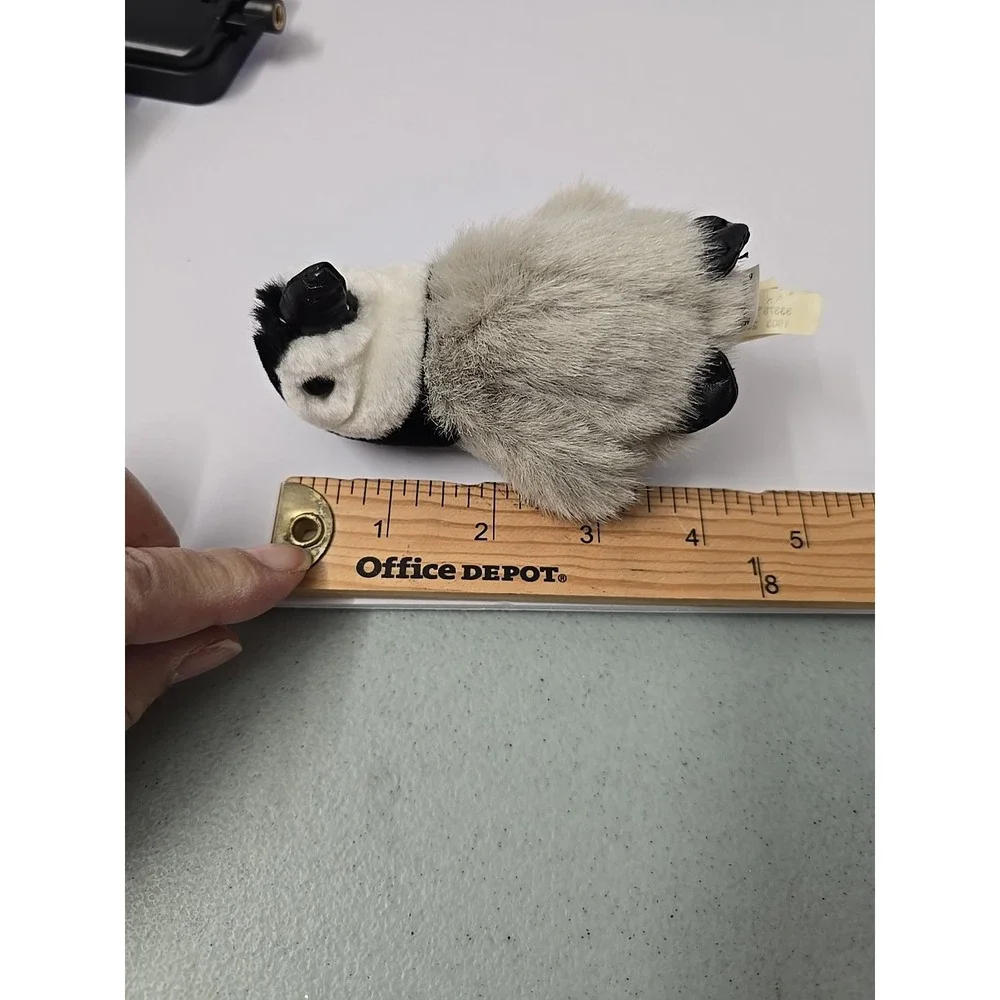 Folkmanis Emperor Penguin Mini Finger Puppet Plush 4 Inch Stuffed Animal Toy